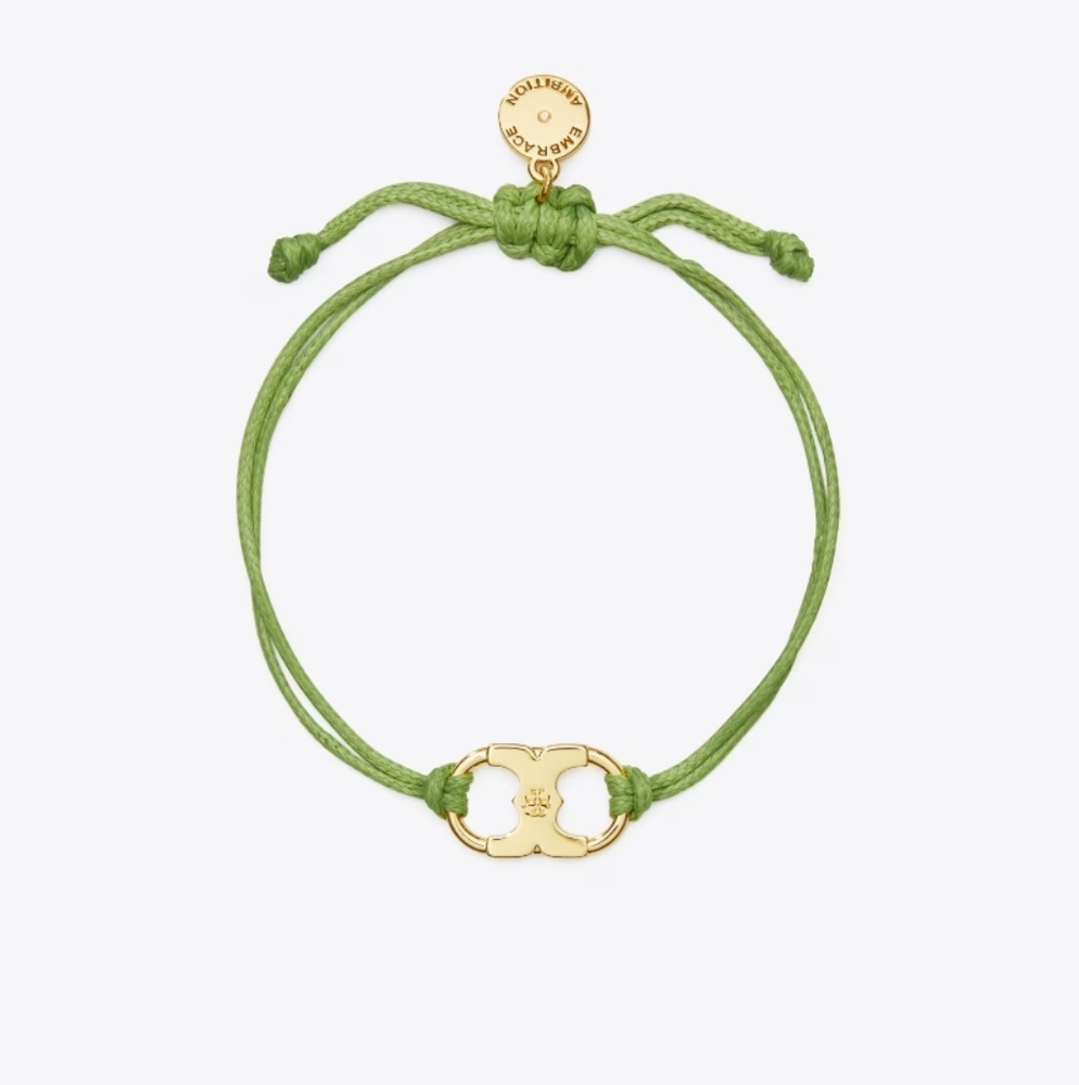 Tory Burch- Embrace Ambition Bracelet (Green /Gold) NWT